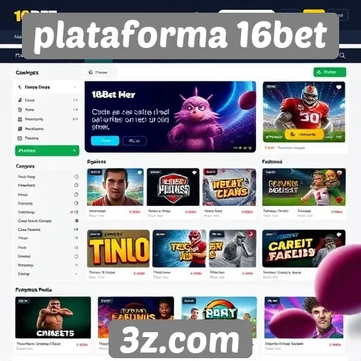 Experiência do usuário no site da 16bet